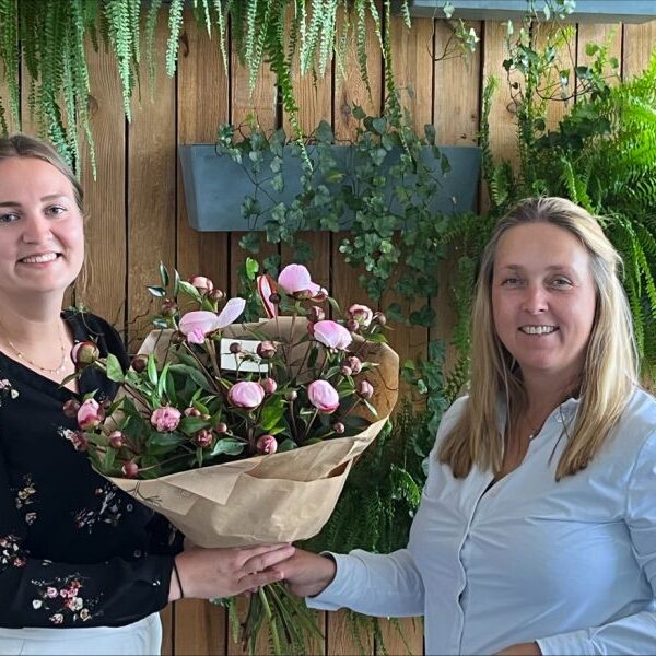 Verwelkoming Evelien