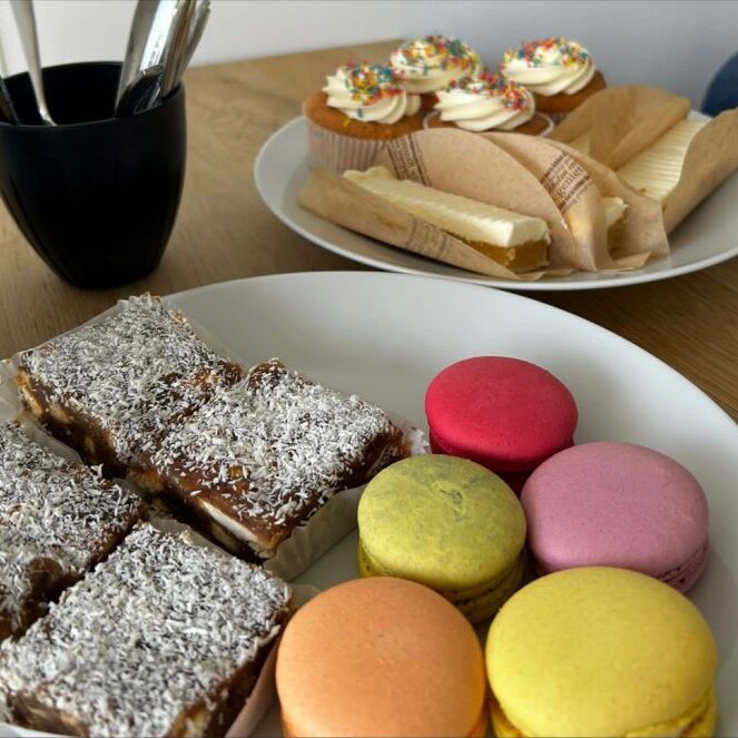 Het eten tijdens de Kennissessie MVOI in de praktijk